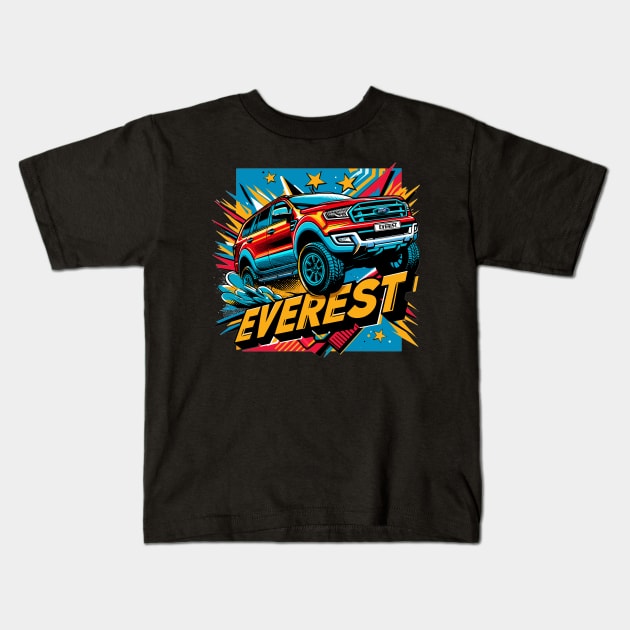 Ford Everest Kids T-Shirt by Vehicles-Art